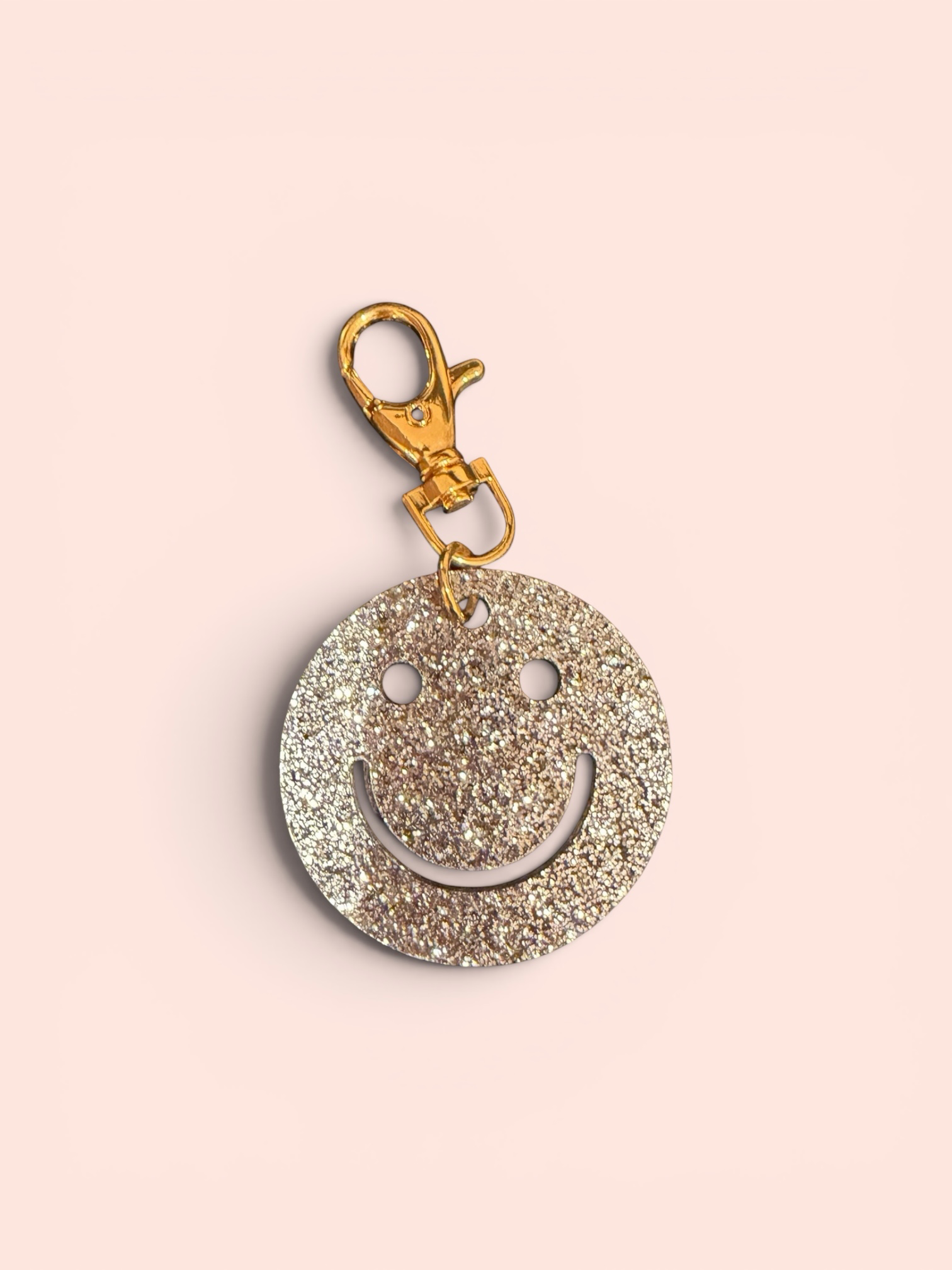 Smiley Face Keyring