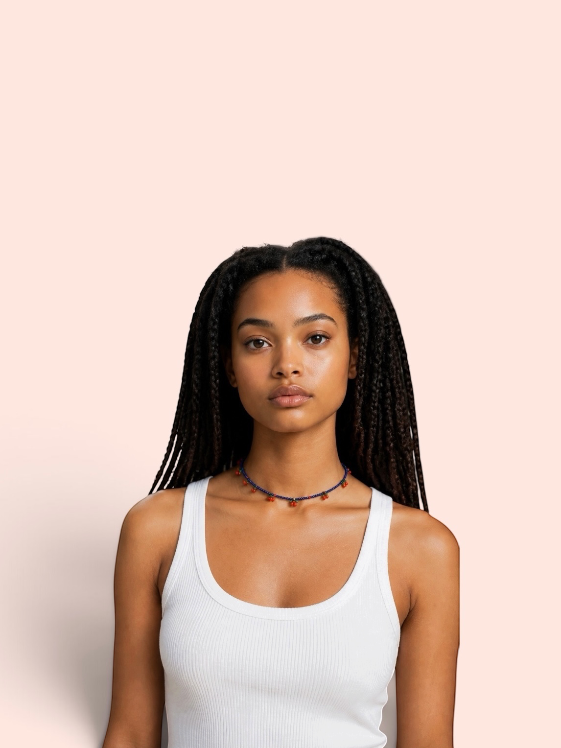 The "Marnie" Cherry Beaded Necklace