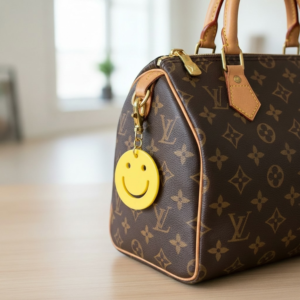 Smiley Face Keyring