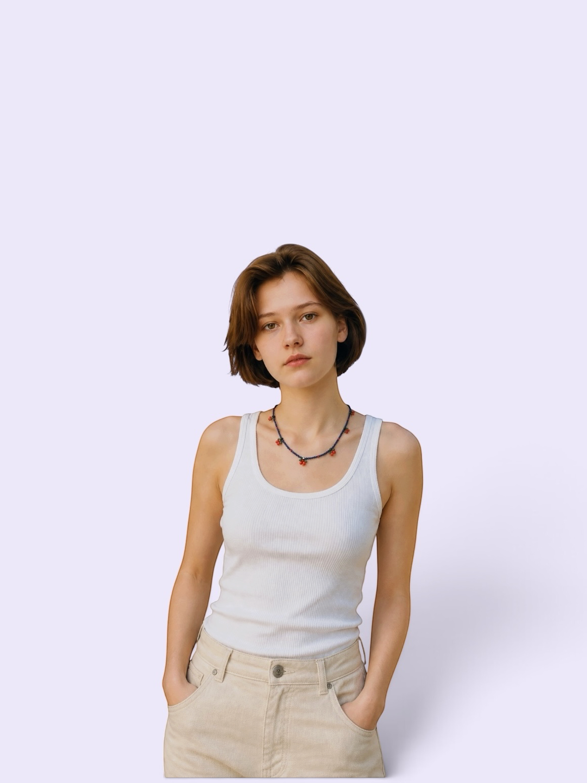 The "Marnie" Cherry Beaded Necklace